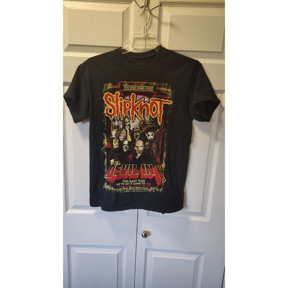 Official Slipknot The Devil In I T-Shirt Black Medium MD The Nine Home Video Tee